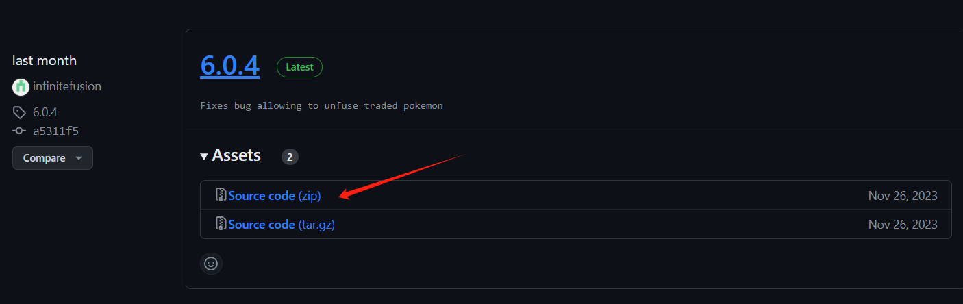 Download Pokemon Infinite Fusion on Github