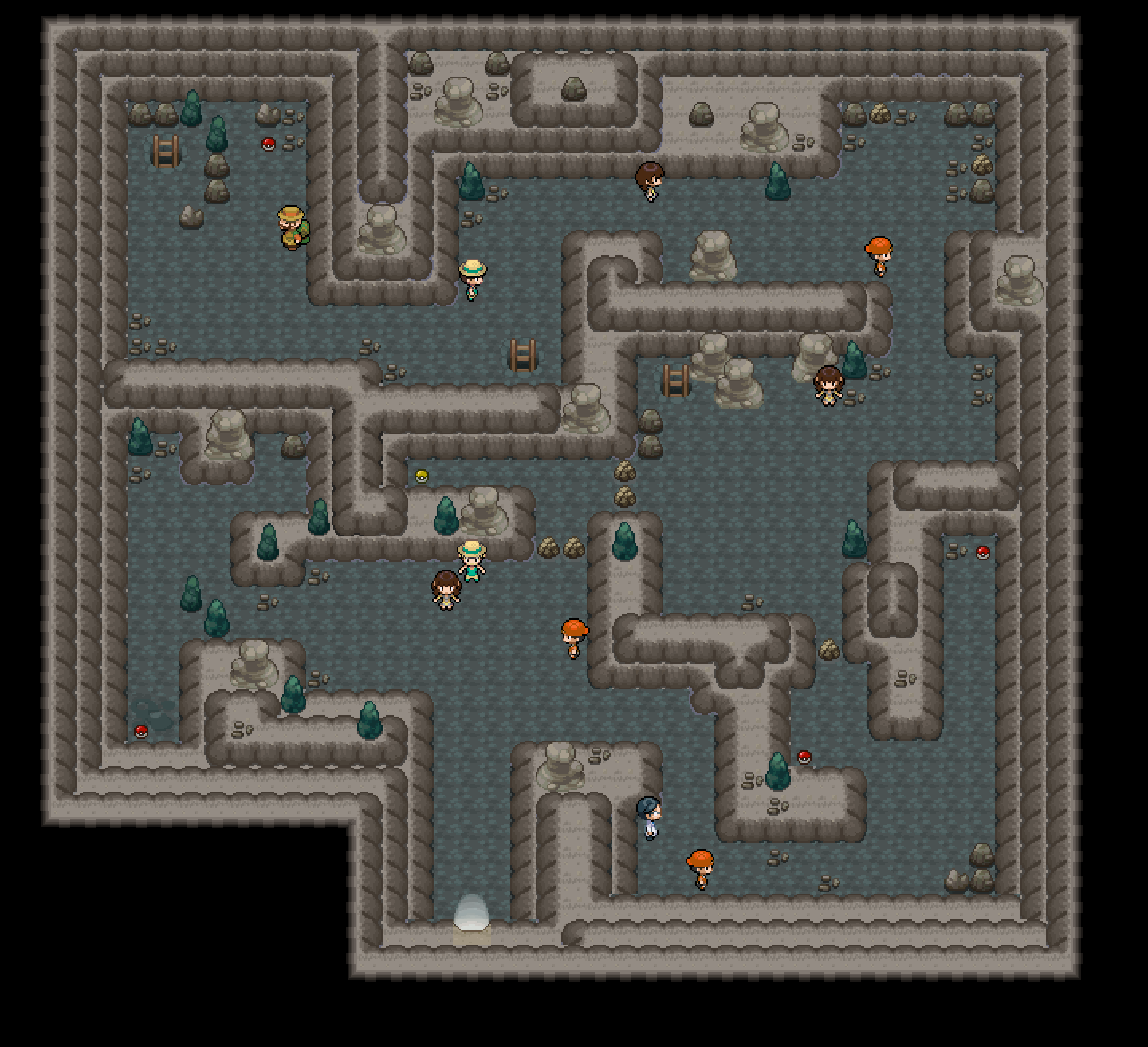 Mt. Moon - Pokemon Infinite Fusion Location with Items, Pokemons